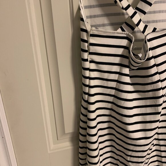 Zara Long Striped Dress - Picture 5 of 7